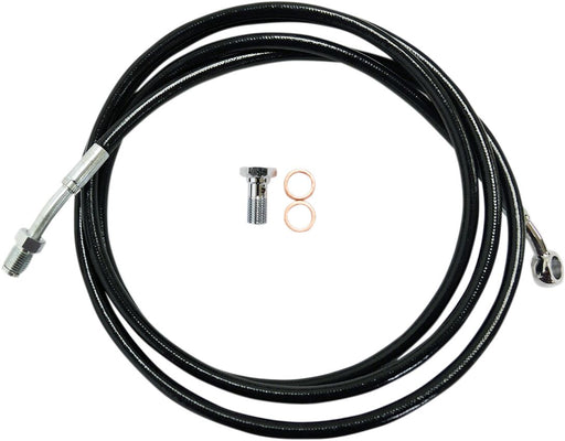 LA Choppers Clutch Line Cable Black Hydraulic Vinyl