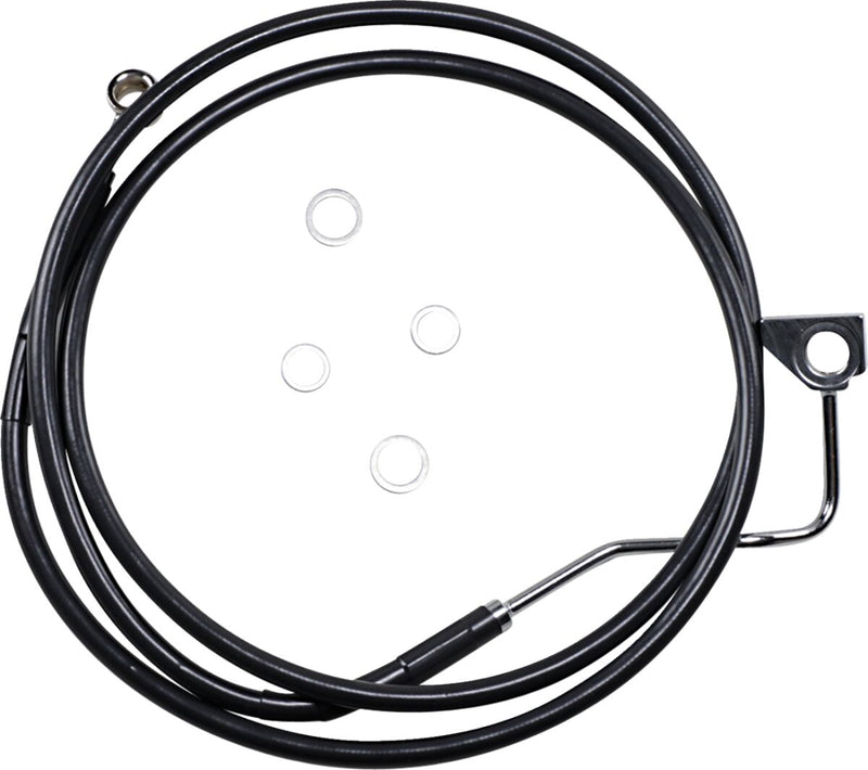 Drag Specialties Stainless Steel Brake Line Kit #614220-BLK
