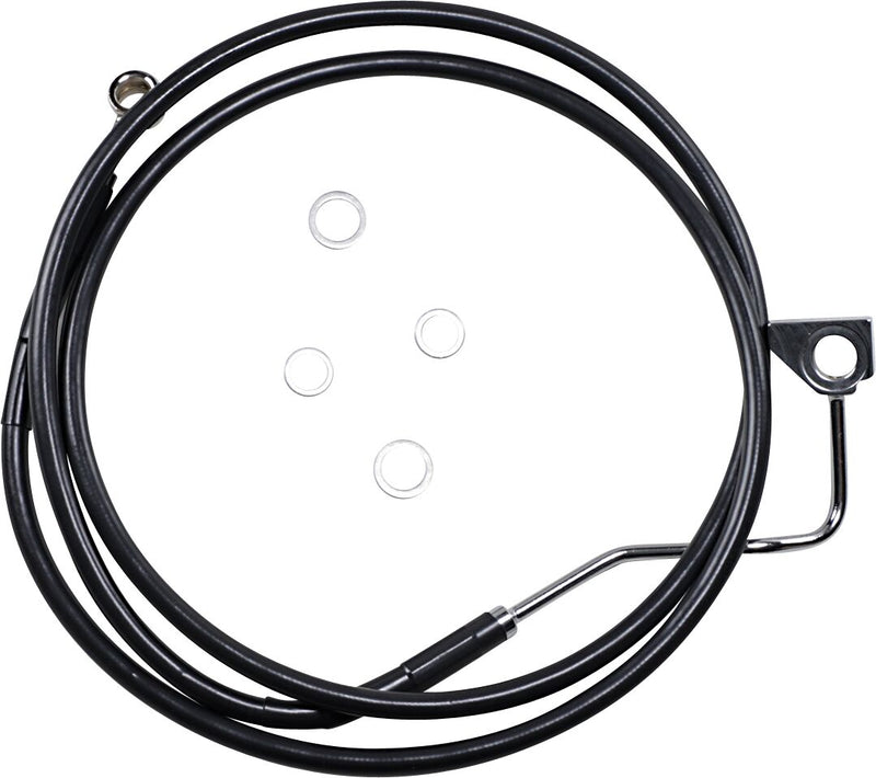 Drag Specialties Stainless Steel Brake Line Kit #614220-BLK