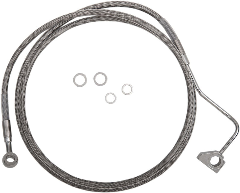 Drag Specialties Extended Length Stainless Steel Brake Line Kit #614220-6