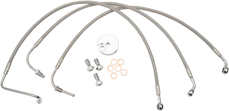 Stainless Steel Brake Line Kit Classic, Touring #LA-8005B08
