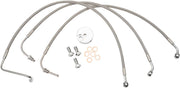 LA Choppers Stainless Steel Brake Line Kit Silver 30,5 cm - 35,5 cm (12" - 14") 30.5 cm - 35.5 cm Ape Hanger