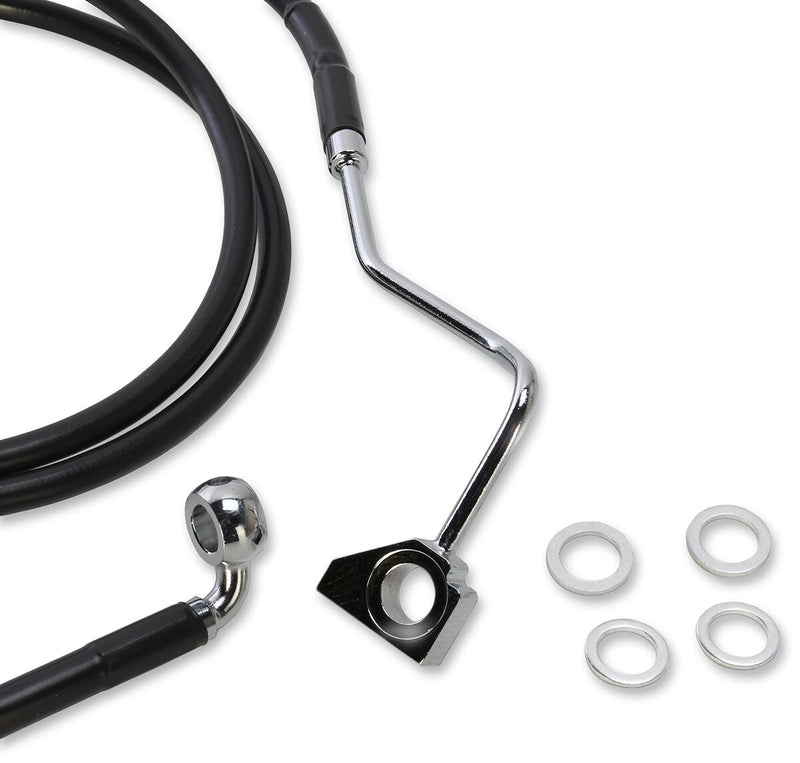 Drag Specialties Stainless Steel Brake Line Kit #615220-BLK