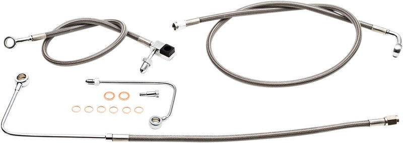 Stainless Steel Brake Line Kit Softail