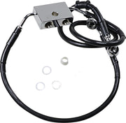 Drag Specialties Extended Length Brake Line #614743-6BLK