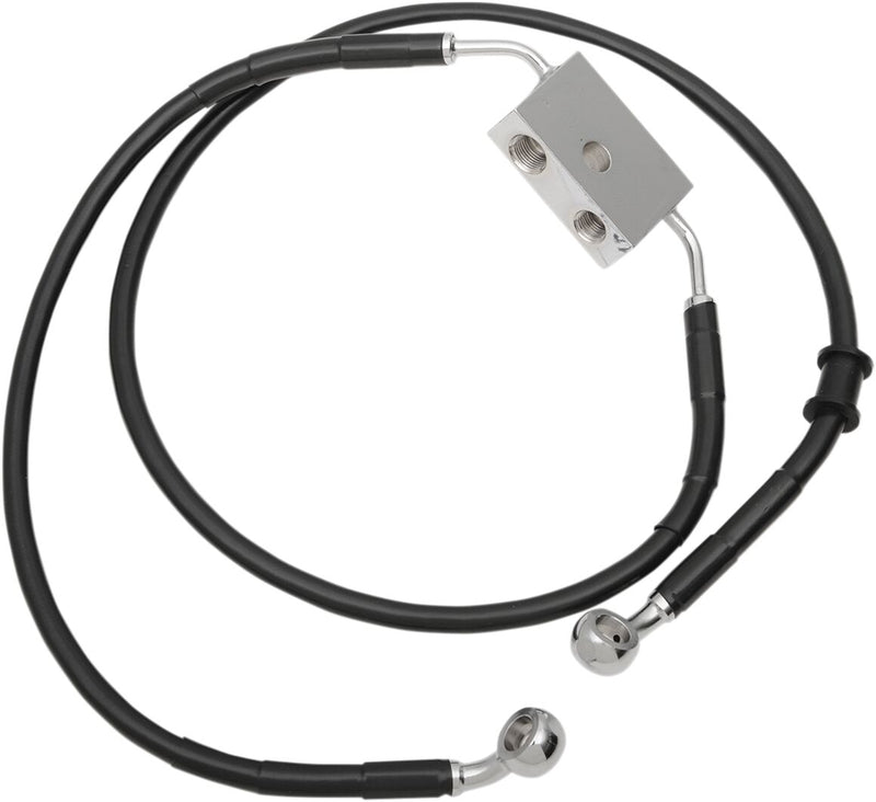 Drag Specialties Extended Length Brake Line #614745-8BLK