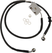Drag Specialties Extended Length Brake Line #614750-8BLK