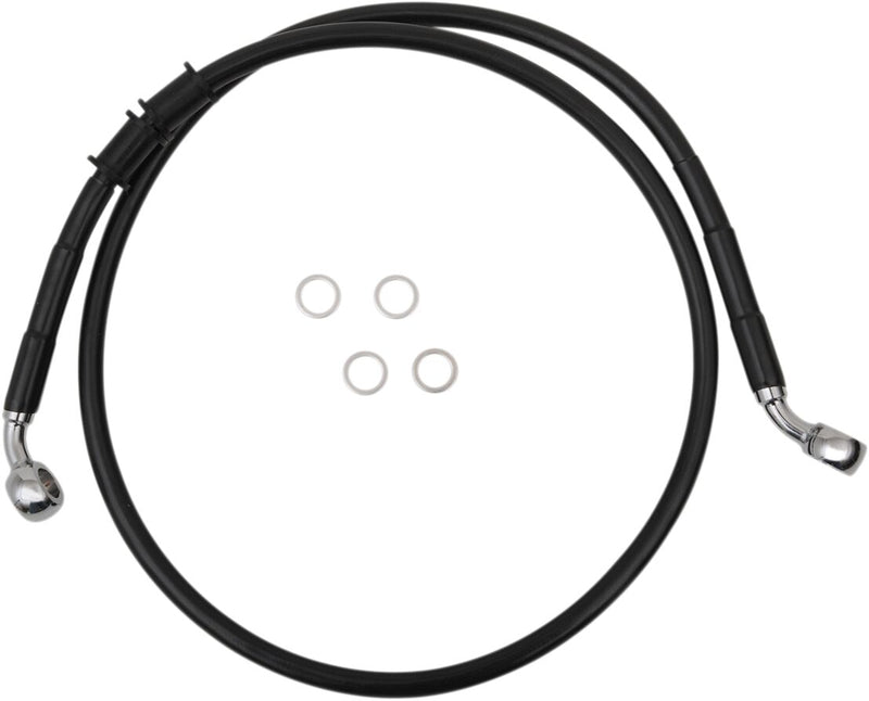Drag Specialties Extended Length Brake Line #614760-2BLK