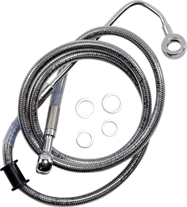 Drag Specialties Extended Length Stainless Steel Brake Line #618299-8