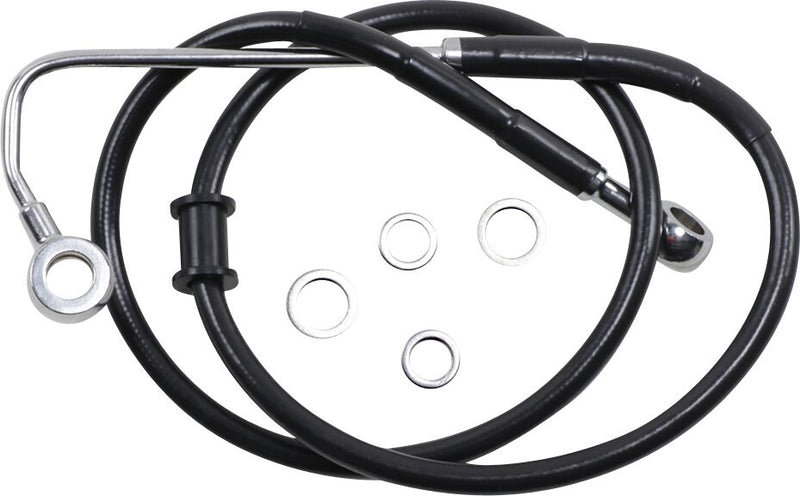 Drag Specialties Extended Length Stainless Steel Brake Line Fits Harley-Davidson Softail Models 2015-2017