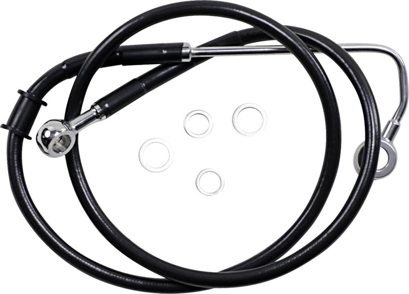 Drag Specialties Extended Length Stainless Steel Brake Line Fits Harley-Davidson Softail Models 2015-2017
