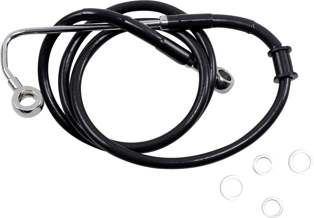 Drag Specialties Extended Length Stainless Steel Brake Line #618299-8BLK