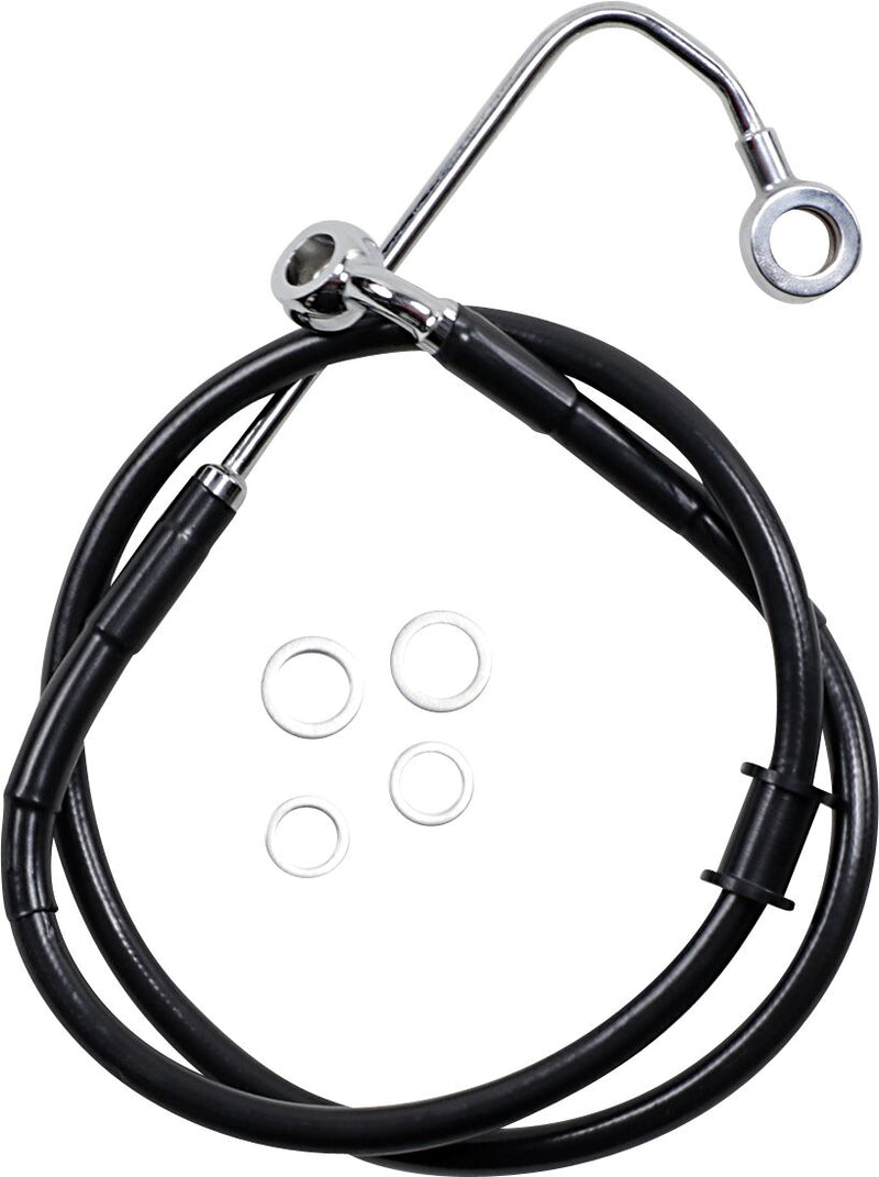 Drag Specialties Stainless Steel Brake Line Kit Fits Harley-Davidson Softail Models 2015-2017