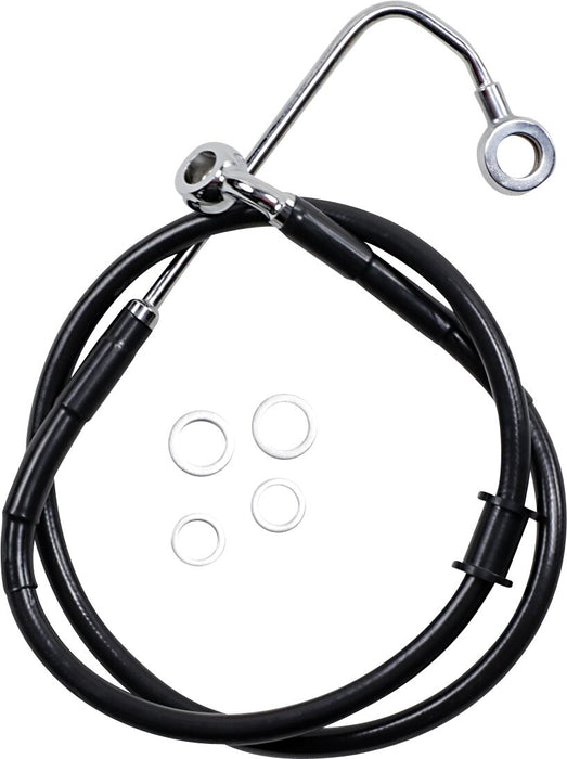 Drag Specialties Extended Length Stainless Steel Brake Line #618300-2BLK