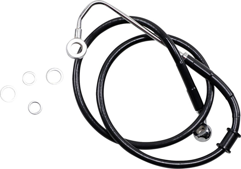 Drag Specialties Extended Length Stainless Steel Brake Line Fits Harley-Davidson Softail Models 2015-2017
