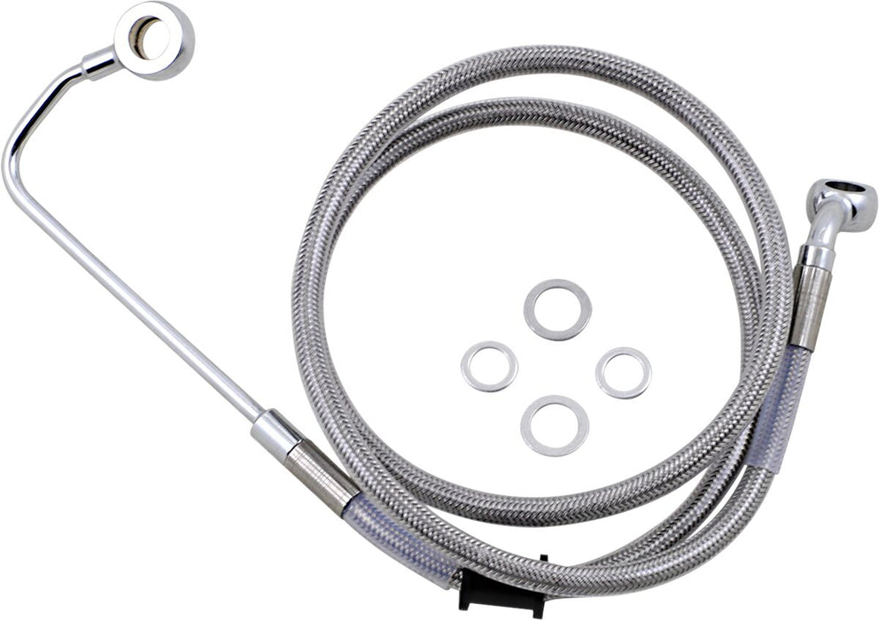 Drag Specialties Extended Length Stainless Steel Brake Line #618302-10