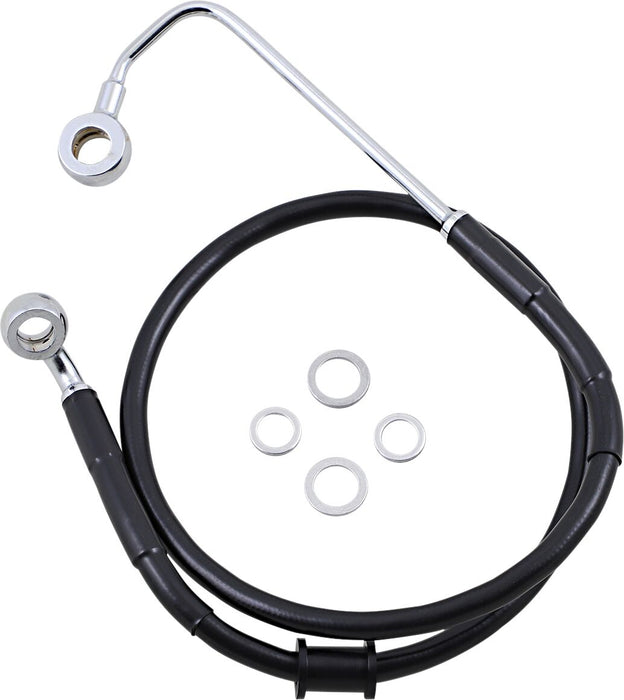 Drag Specialties Standard Length Brake Line Kit #618302-BLK