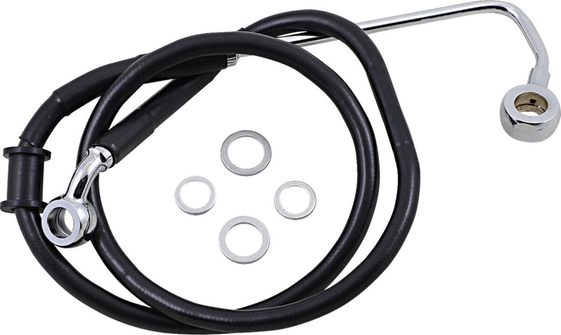 Drag Specialties Extended Length Stainless Steel Brake Line Fits Harley-Davidson Softail Models 2015-2017