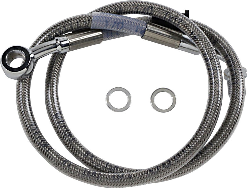 Drag Specialties Extended Length Stainless Steel Brake Line #618620-2