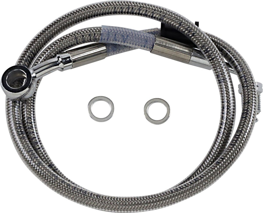 Drag Specialties Extended Length Stainless Steel Brake Line #618620-4
