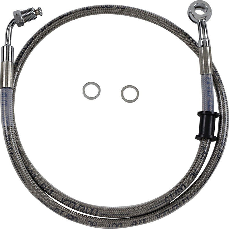 Drag Specialties Extended Length Stainless Steel Brake Line #618620-8