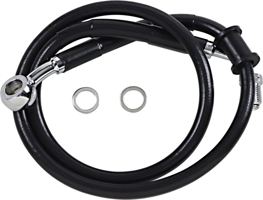 Drag Specialties Extended Length Stainless Steel Brake Line #618620-2BLK