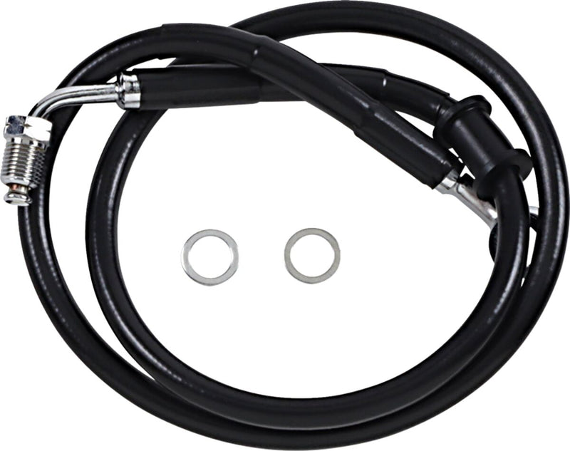Drag Specialties Extended Length Stainless Steel Brake Line Fits Harley-Davidson Softail Models 2018-2024