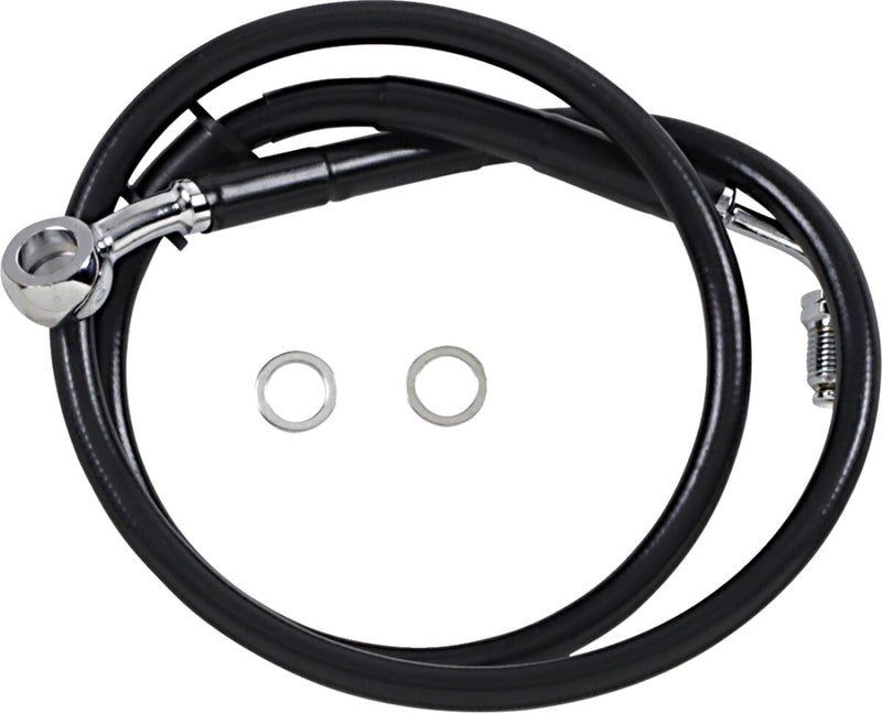 Drag Specialties Extended Length Stainless Steel Brake Line Fits Harley-Davidson Softail Models 2018-2024