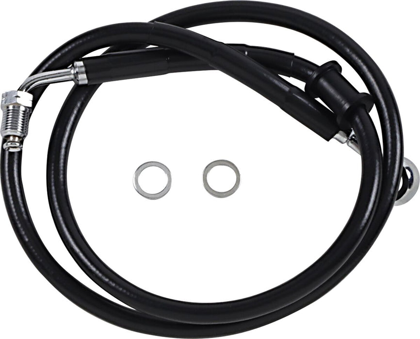 Drag Specialties Extended Length Stainless Steel Brake Line #618620-8BLK
