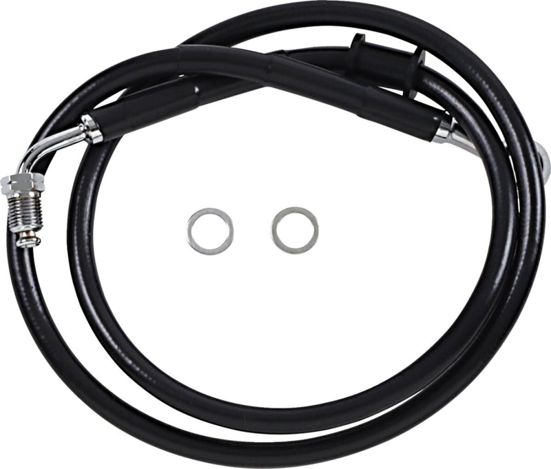 Drag Specialties Extended Length Stainless Steel Brake Line Fits Harley-Davidson Softail Models 2018-2024