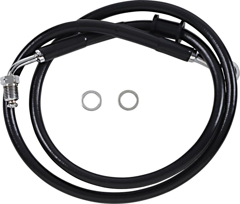 Drag Specialties Extended Length Stainless Steel Brake Line #618620-10BLK