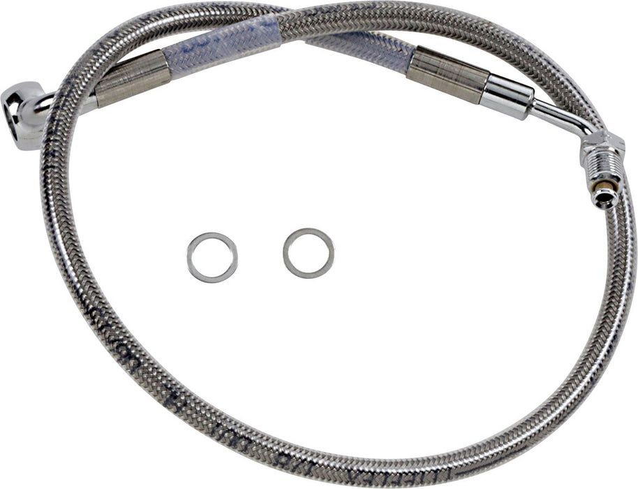 Drag Specialties Extended Length Stainless Steel Brake Line #618601-2