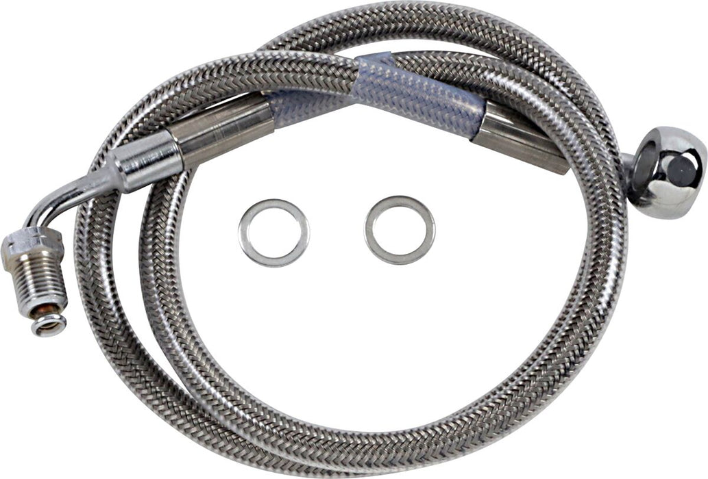 Drag Specialties Extended Length Stainless Steel Brake Line #618601-6