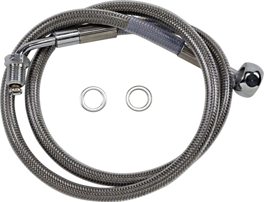 Drag Specialties Extended Length Stainless Steel Brake Line #618601-8