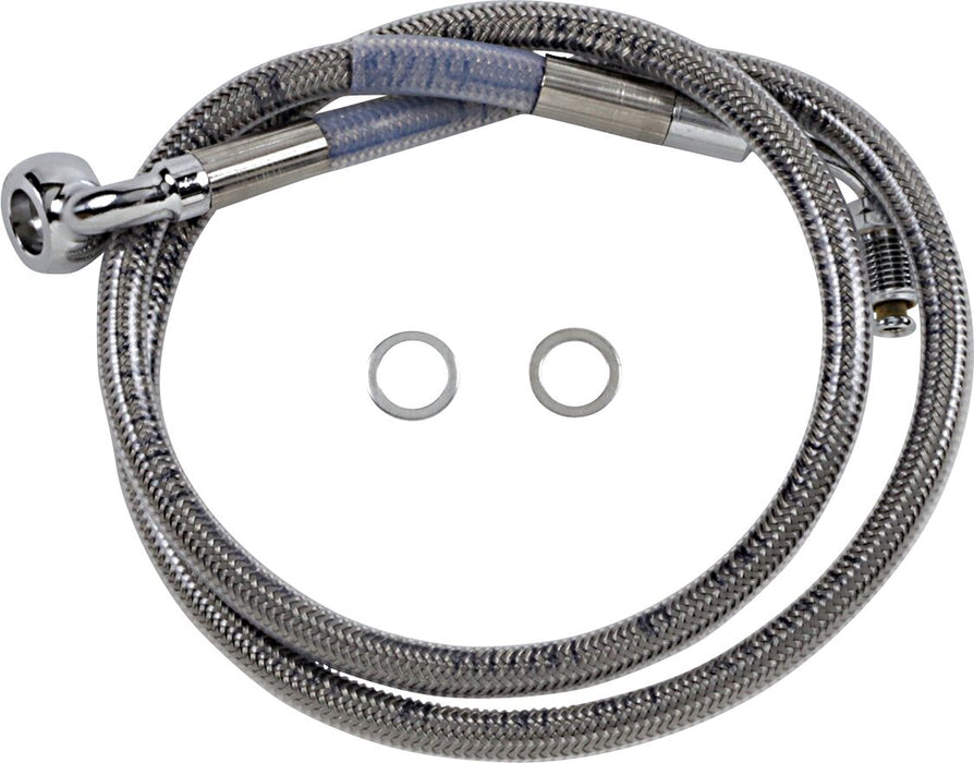 Drag Specialties Extended Length Stainless Steel Brake Line #618601-10