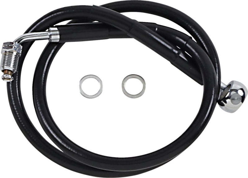 Drag Specialties Extended Length Stainless Steel Brake Line Fits Harley-Davidson Softail Models 2018-2023