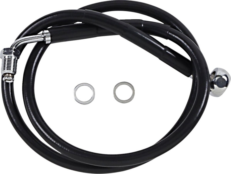 Drag Specialties Extended Length Stainless Steel Brake Line Fits Harley-Davidson Softail Models 2018-2023