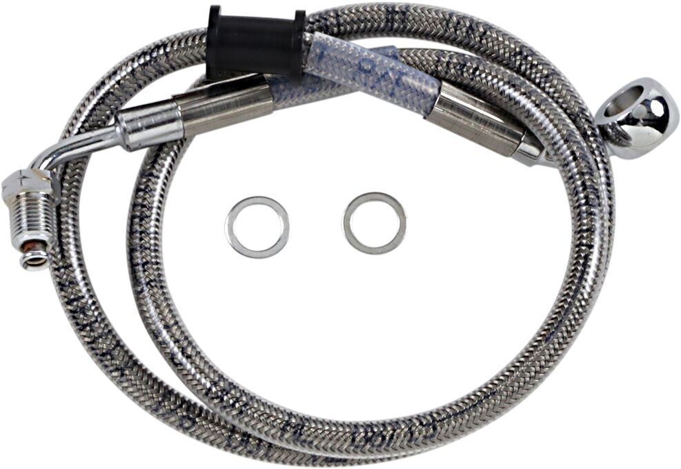 Drag Specialties Extended Length Stainless Steel Brake Line #618604-6