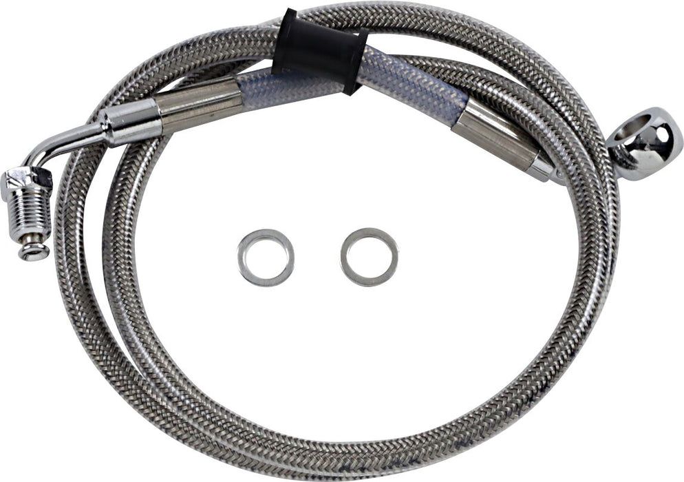 Drag Specialties Extended Length Stainless Steel Brake Line #618604-10