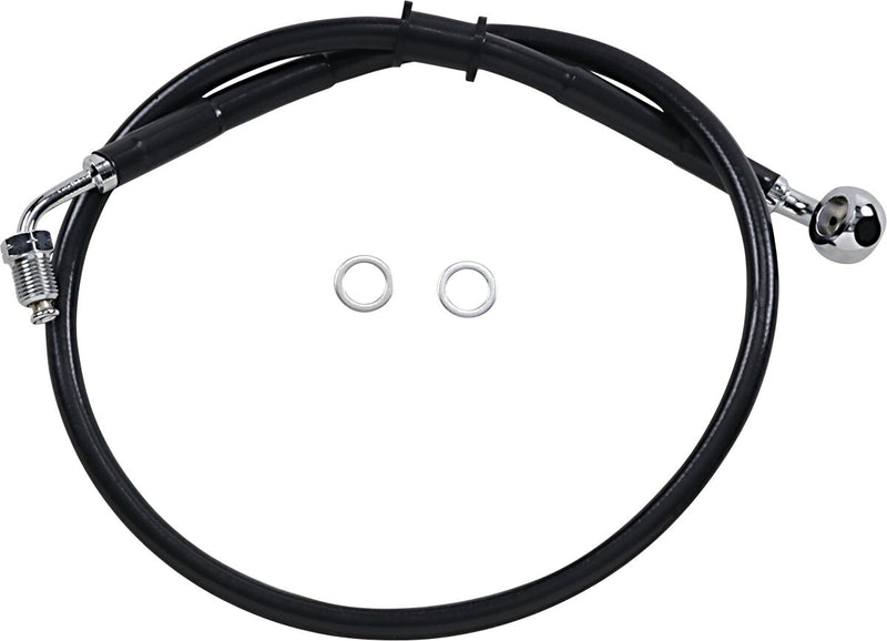 Drag Specialties Extended Length Stainless Steel Brake Line Fits Harley-Davidson Softail Models 2018-2024