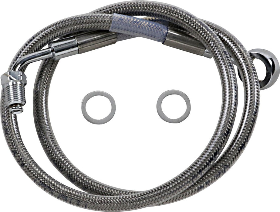 Drag Specialties Extended Length Stainless Steel Brake Line #618631-8