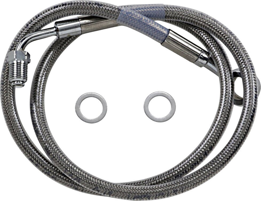Drag Specialties Extended Length Stainless Steel Brake Line #618631-10