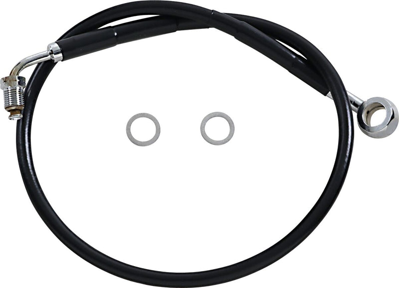 Drag Specialties Extended Length Stainless Steel Brake Line Fits Harley-Davidson Softail Models 2018-2024