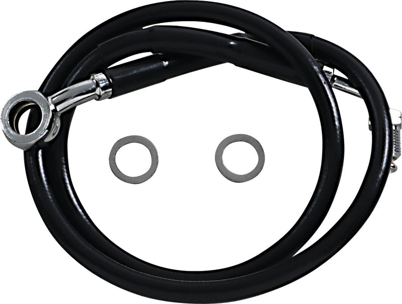 Drag Specialties Extended Length Stainless Steel Brake Line Fits Harley-Davidson Softail Models 2018-2024