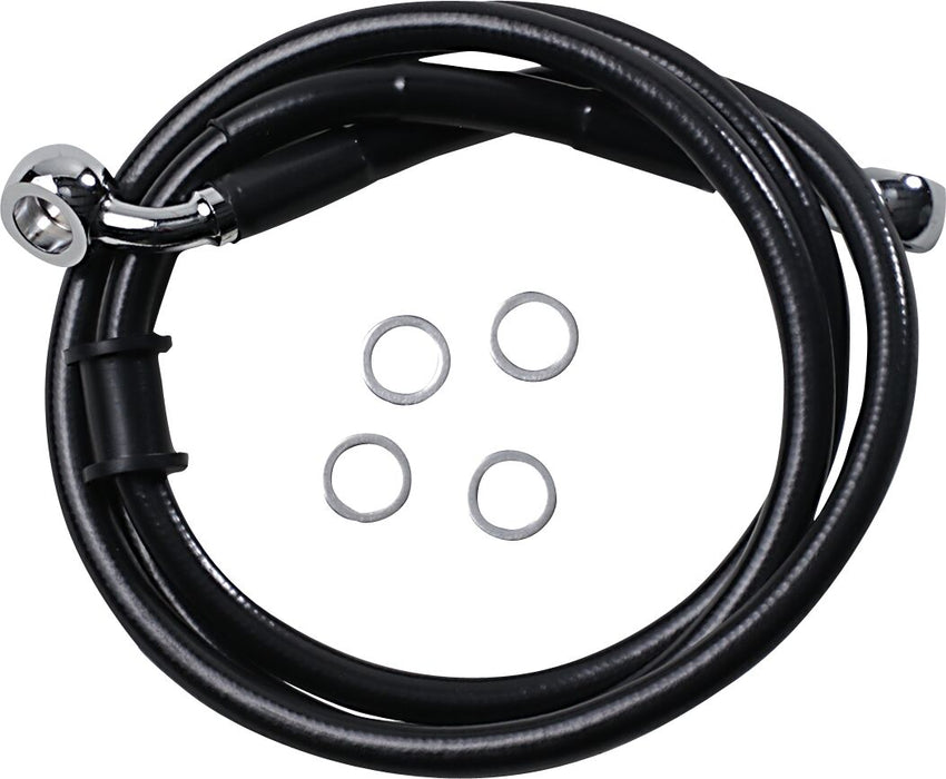 Drag Specialties Standard Length Brake Line Kit #618763-BLK