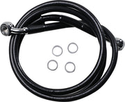Drag Specialties Extended Length Stainless Steel Brake Line Fits Harley-Davidson Sportster Models 2018-2021
