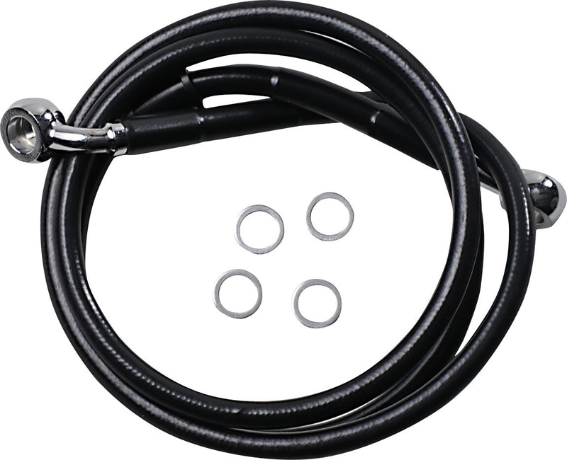 Drag Specialties Extended Length Stainless Steel Brake Line Fits Harley-Davidson Sportster Models 2018-2021