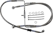 Drag Specialties Extended Length Stainless Steel Brake Line Fits Harley-Davidson Sportster Models 2017-2020
