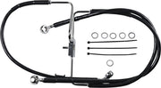 Drag Specialties Extended Length Stainless Steel Brake Line Fits Harley-Davidson Sportster Models 2017-2020