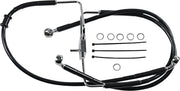 Drag Specialties Extended Length Stainless Steel Brake Line Fits Harley-Davidson Sportster Models 2017-2020